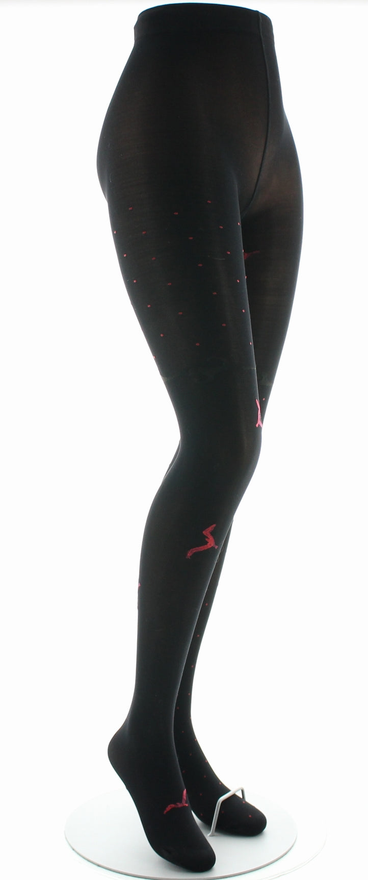 Collants femme 40D noir mouette rouge NOIR