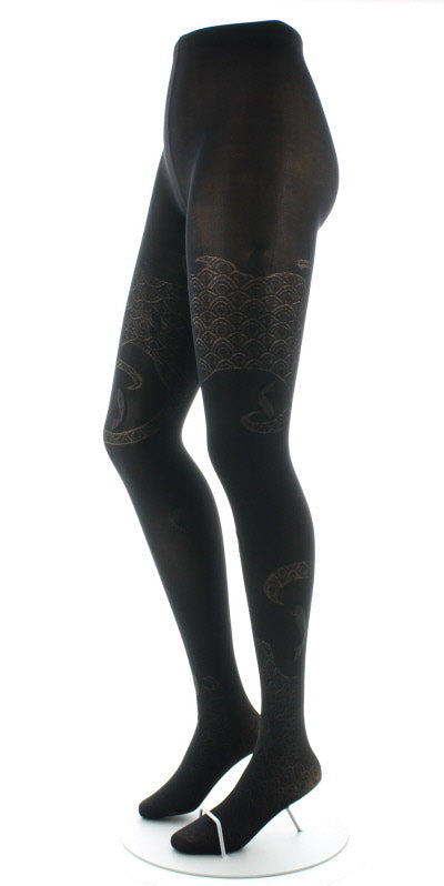 Collants femme 40D poissons noir NOIR