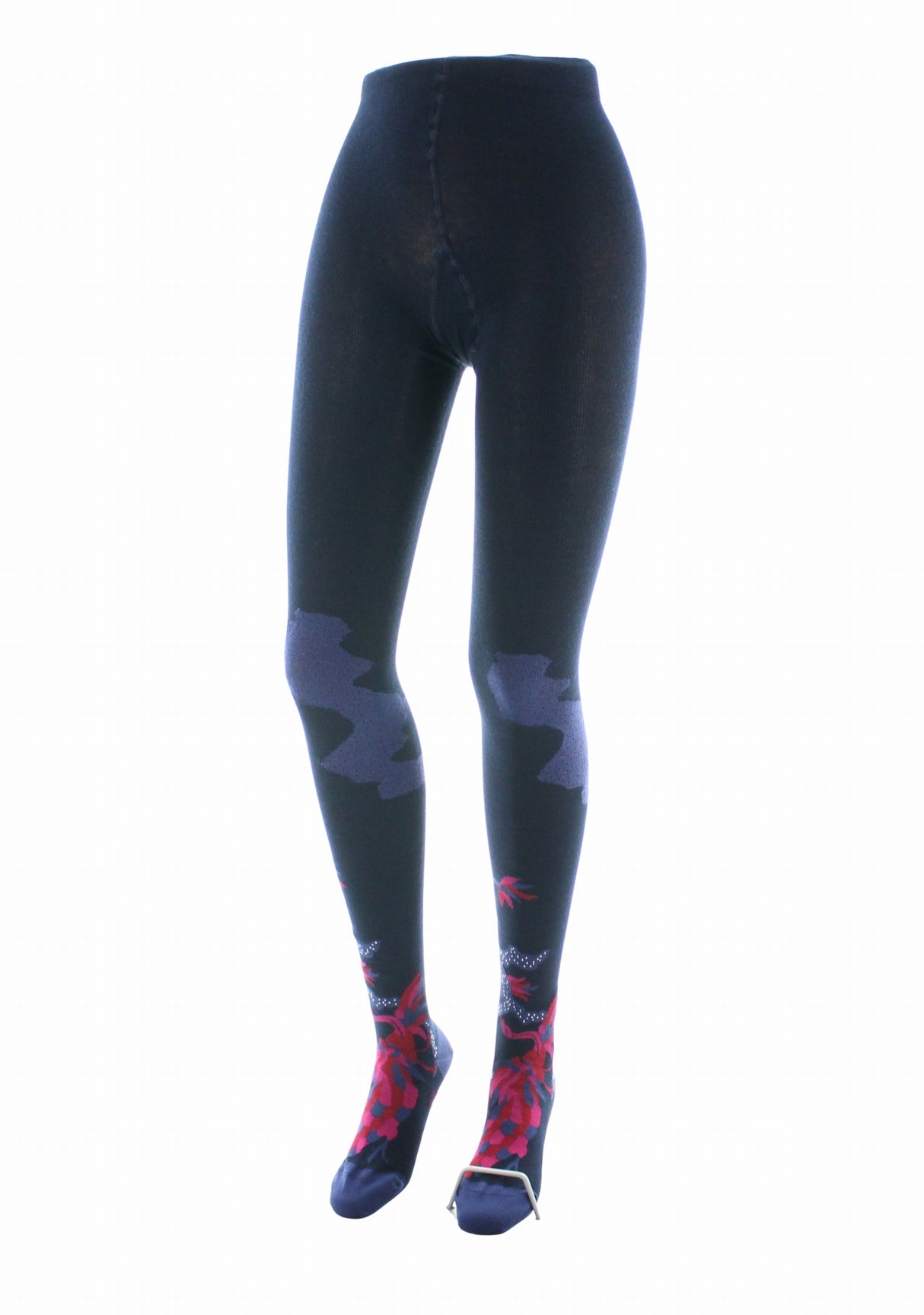 Collants femme coton Berthe Le Paon MARINE