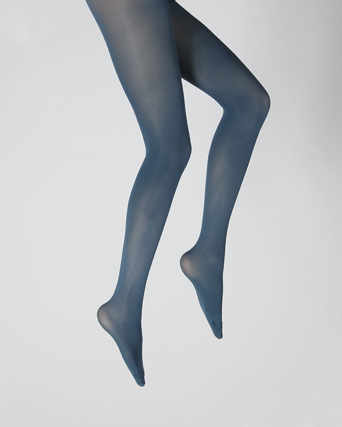 Collants semi-opaques 40 deniers - Bleu pétrole PETROLE