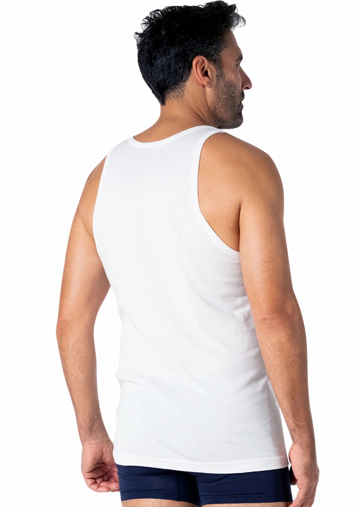 Débardeur homme coton premium Eminence - Confort et fabrication française BLANC