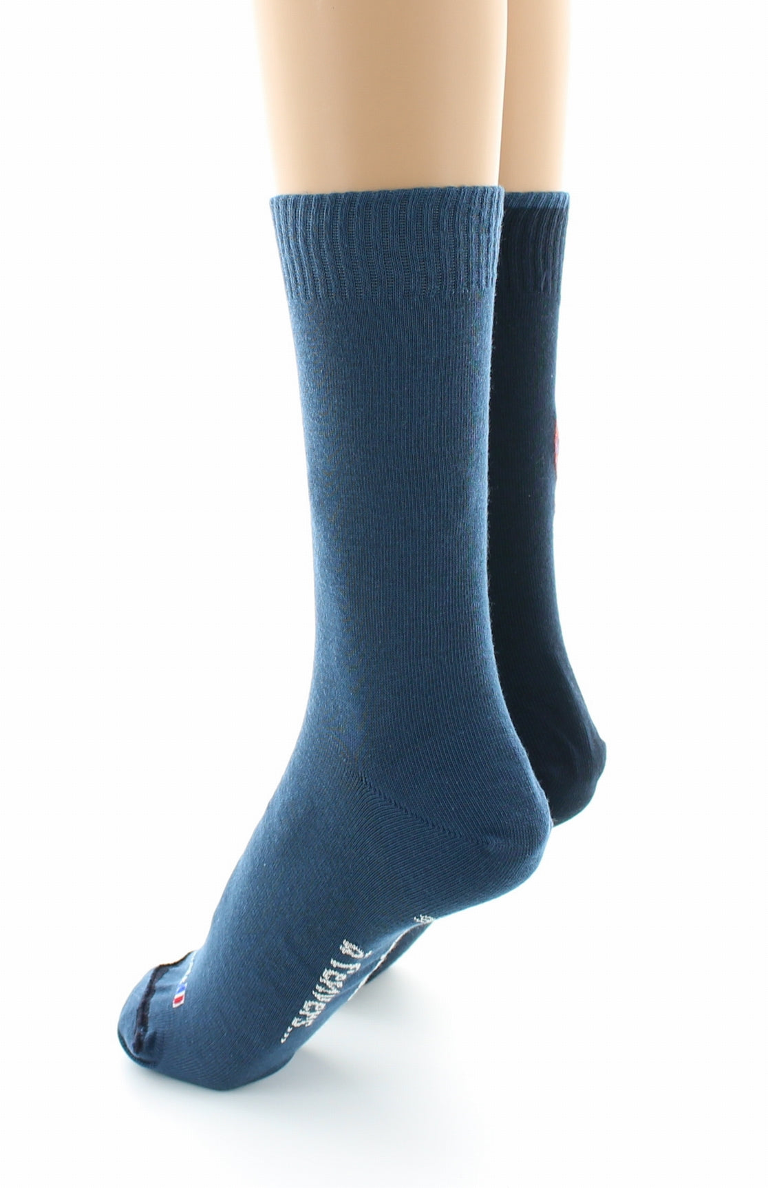 Doubles chaussettes réversibles Cerf Marine Intérieur Bleu pétrole MARINE BLEU PETROLE