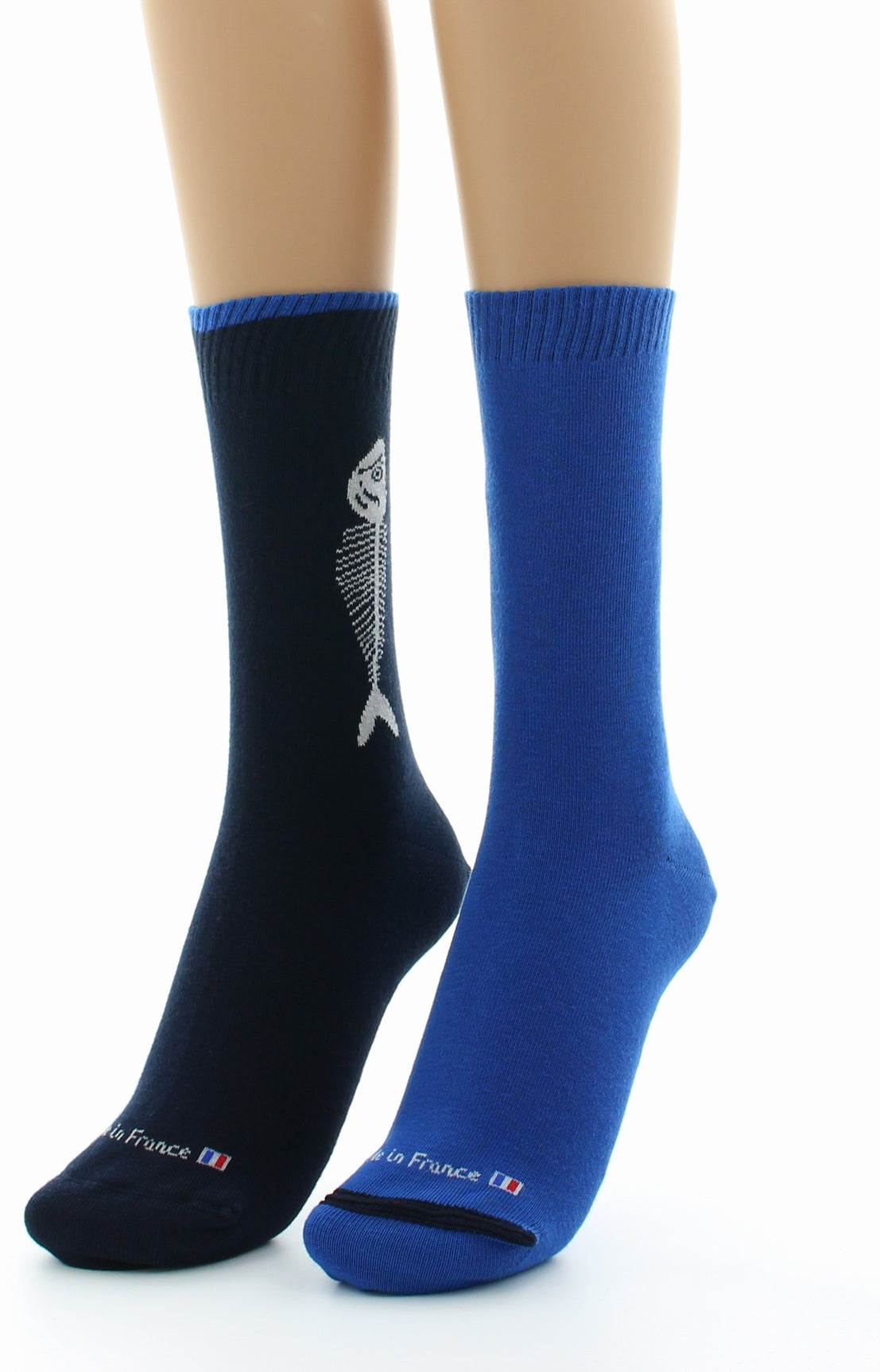 Doubles chaussettes réversibles Sardine Marine Intérieur Bleu royal MARINE-BLEU ROYAL