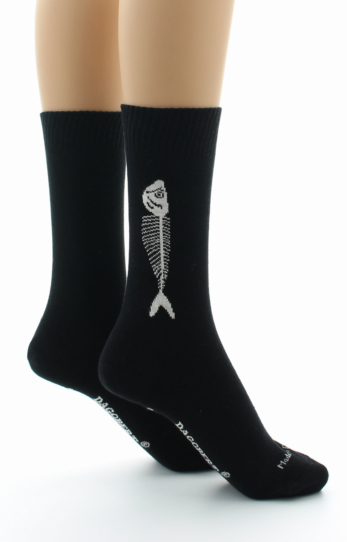 Doubles chaussettes réversibles Sardine Noir NOIR