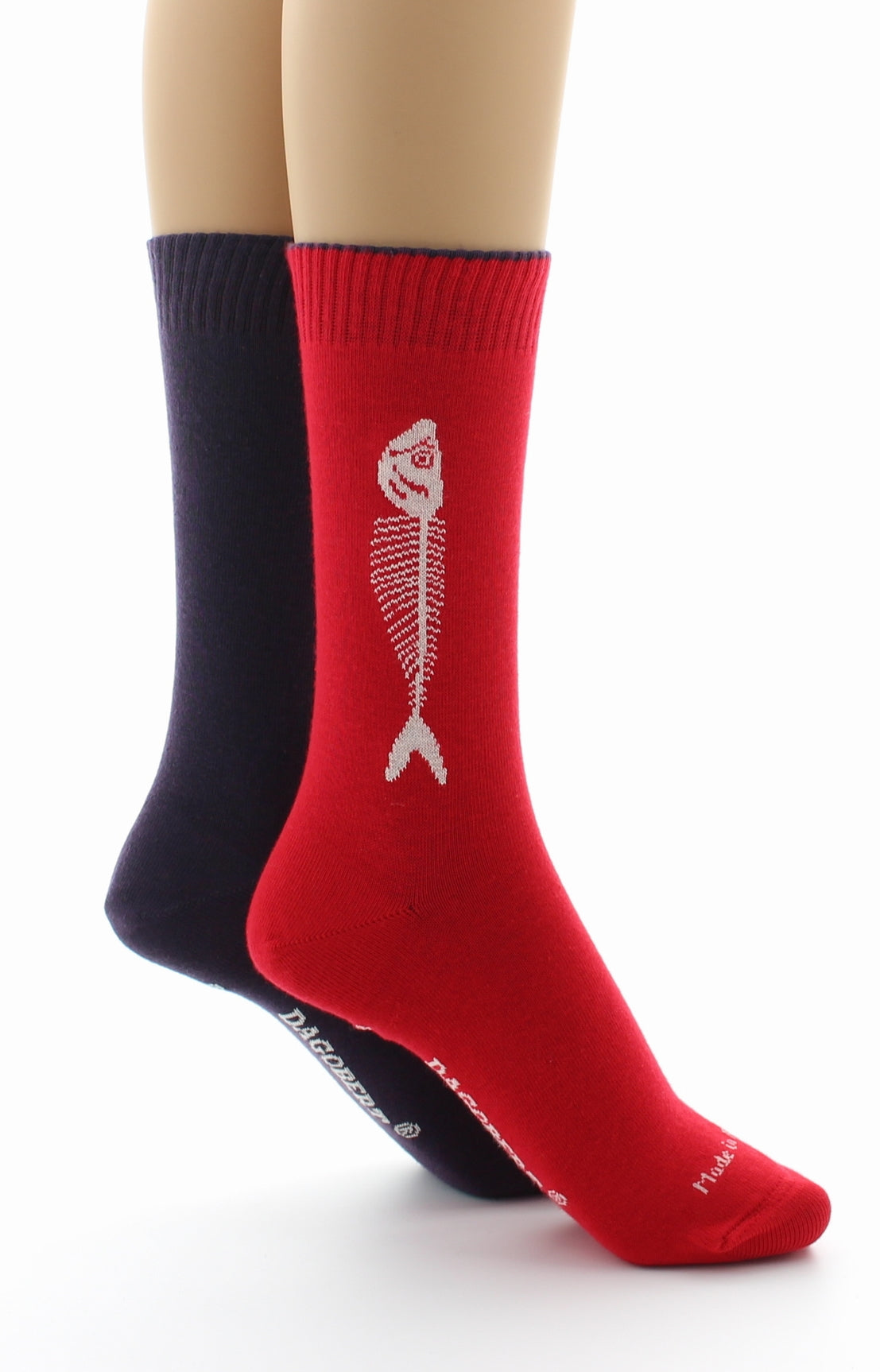 Doubles chaussettes réversibles Sardine Rouge Intérieur Vatican ROUGE-VATICAN