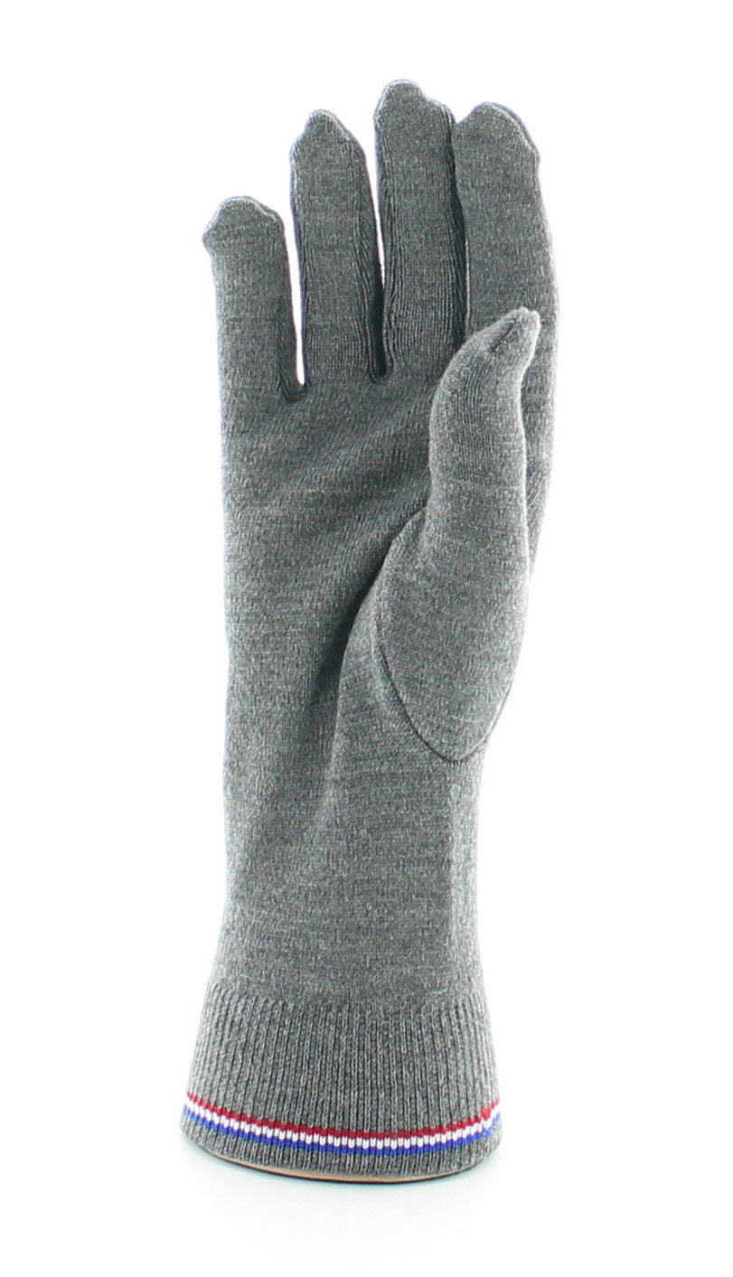 Gants en Laine Peignée mélangée GRIS