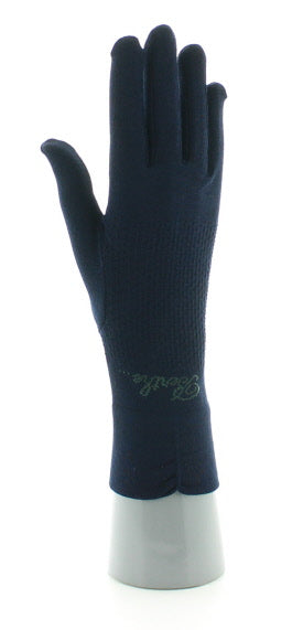 Gants en soie marine MARINE