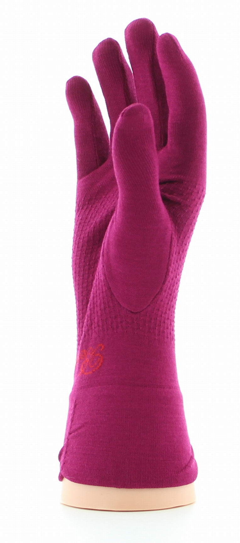 Gants en soie rose ROSE