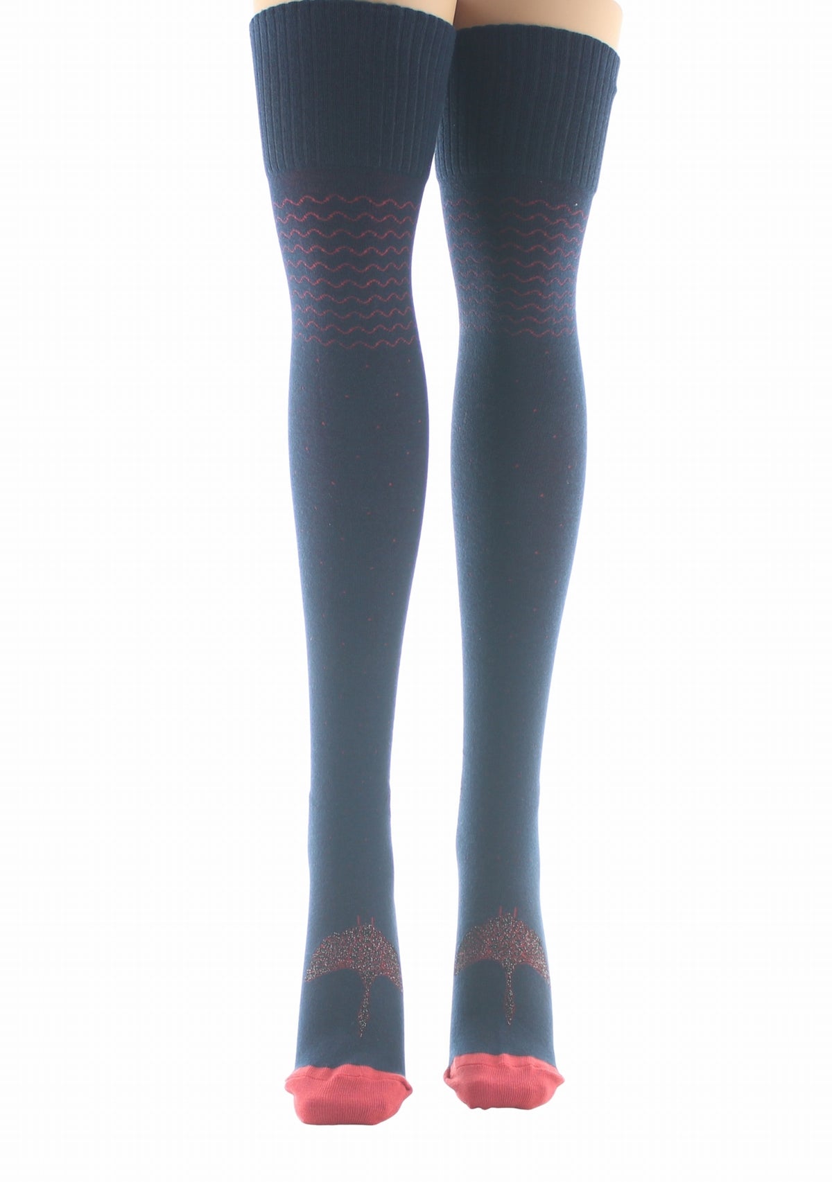 Jambières femme coton Berthe Grue sauvage MARINE