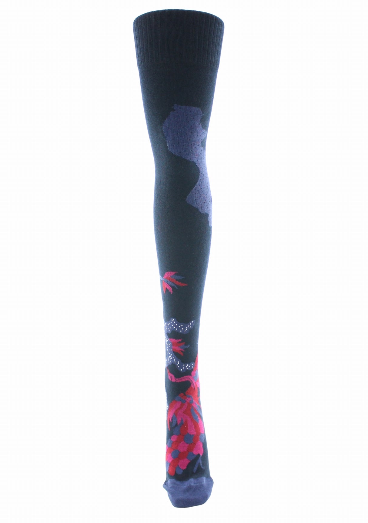 Jambières femme coton Berthe Le Paon MARINE