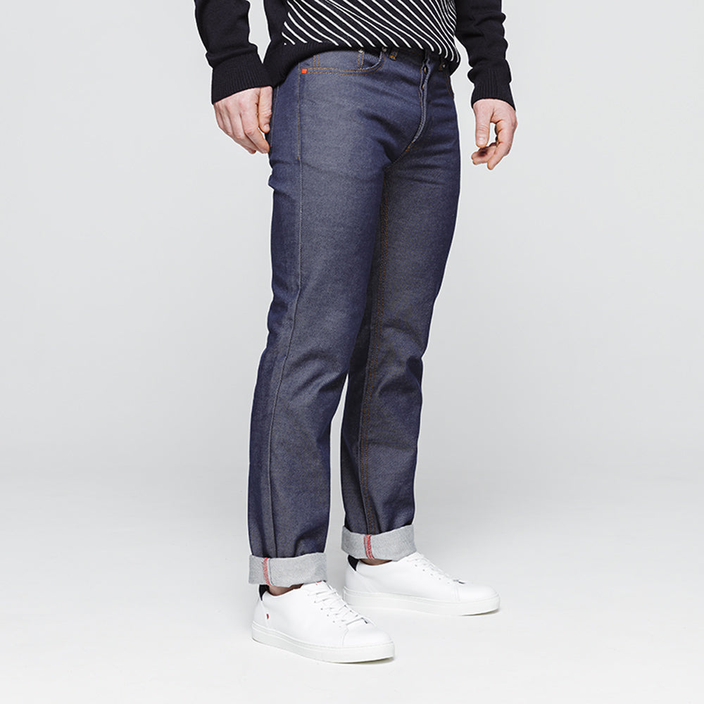 Jean droit 101 SuperDenim indigo brut UNI4