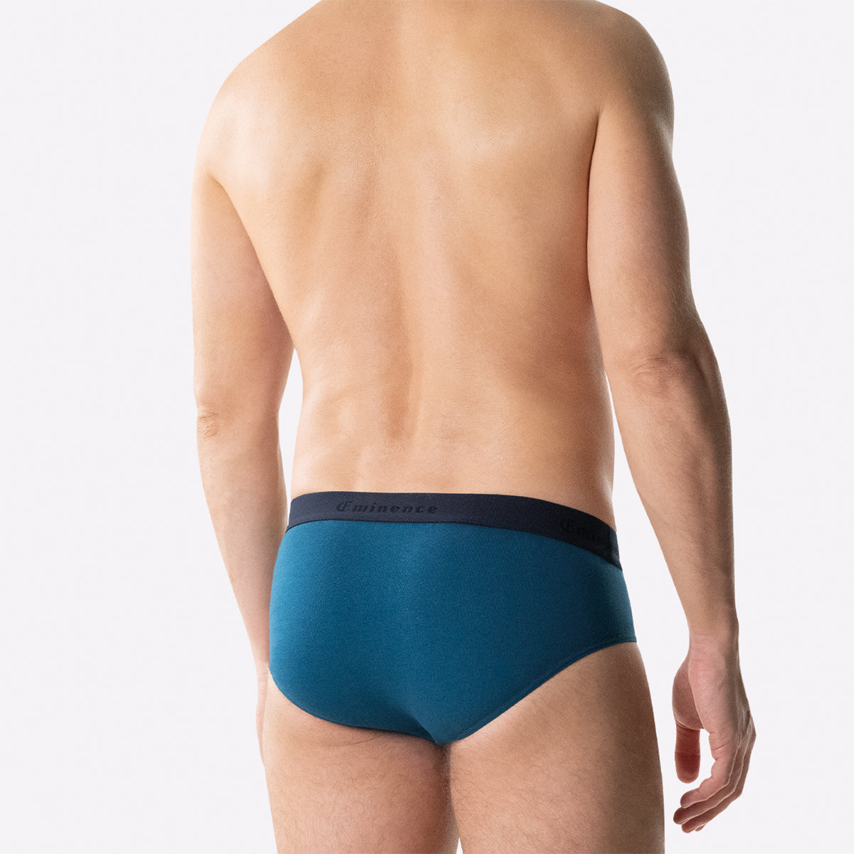 Lot de deux slips homme en coton MARINIERE/COBALT