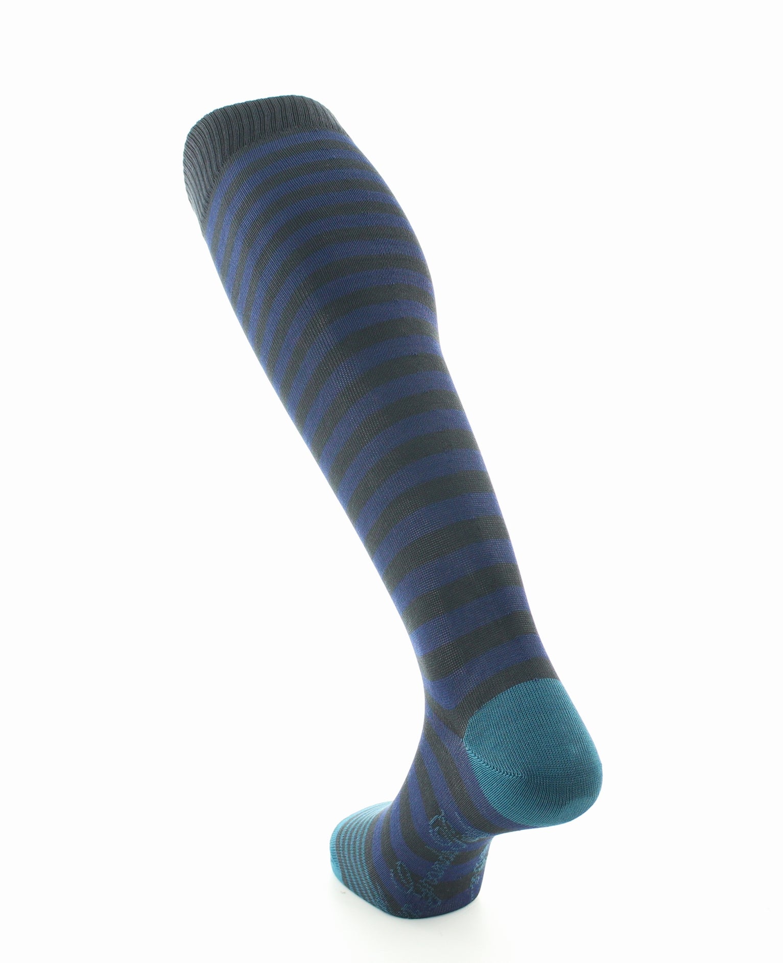 Mi-bas en fil d’Écosse pour homme Berthe Bleu Roi/Gris Bleu/Canard BLEU CANARD