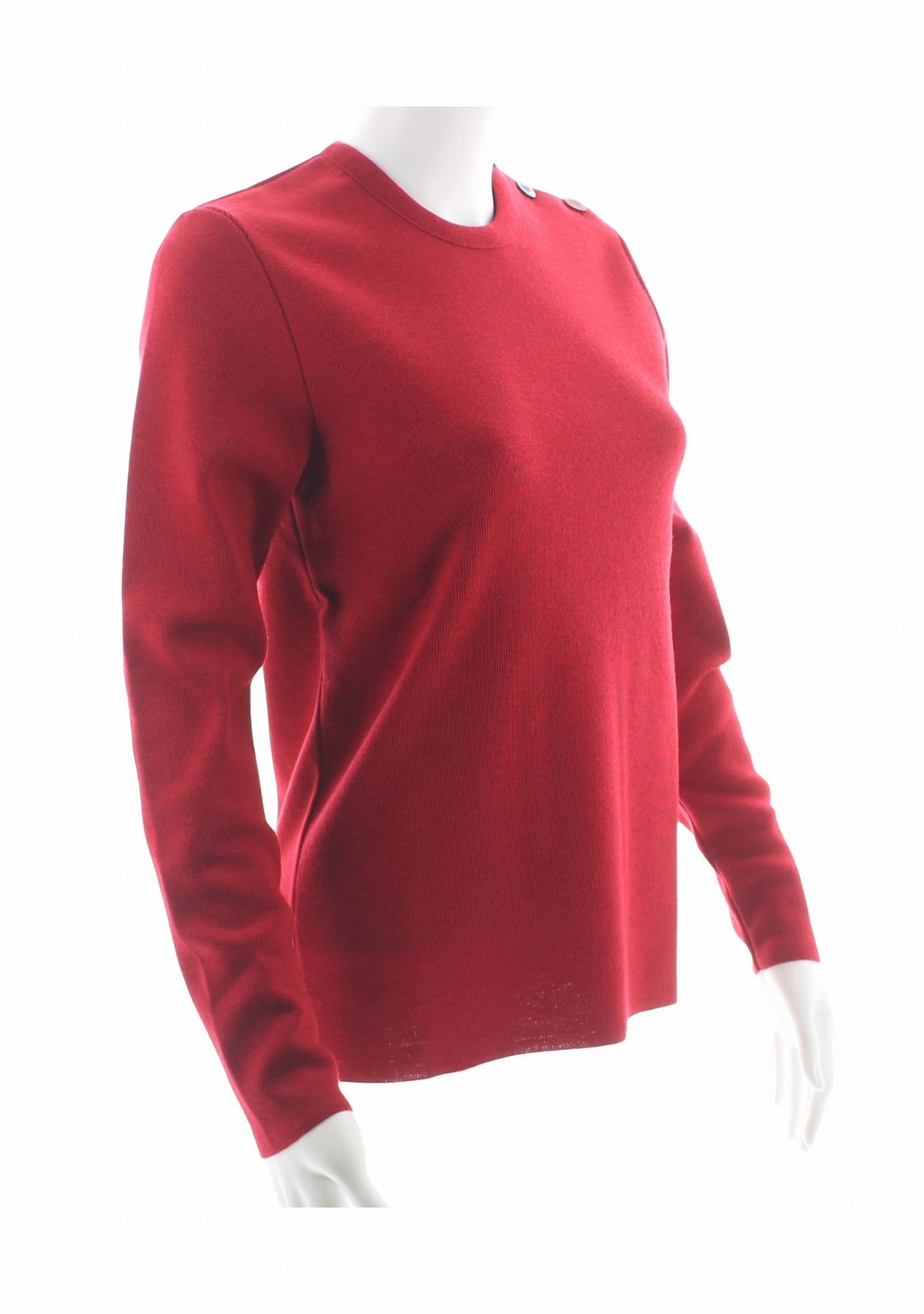 Pull marin col rond femme rouge à coudières Poupée Russe ROUGE