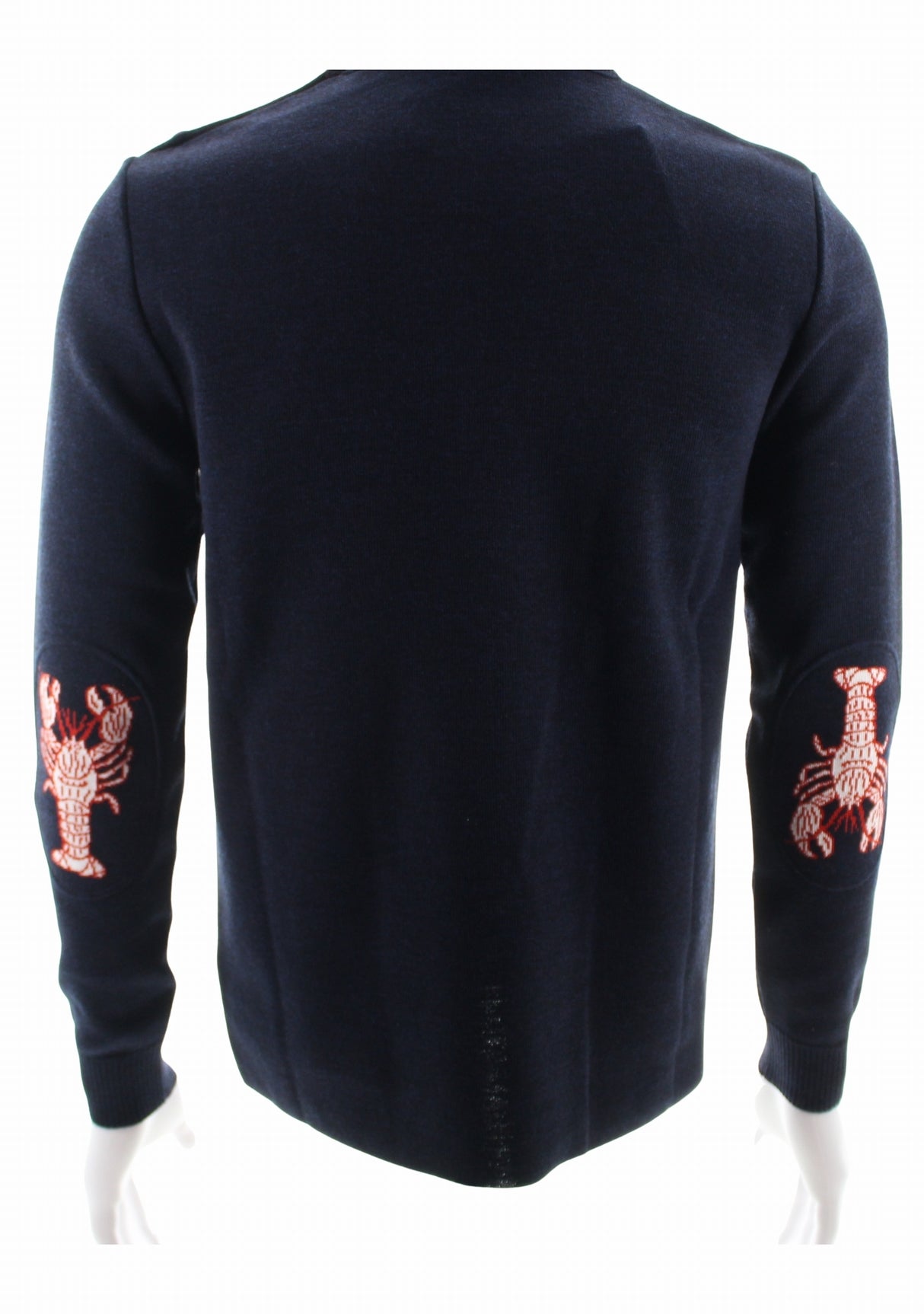 Pull marin homme col rond Berthe Homard MARINE