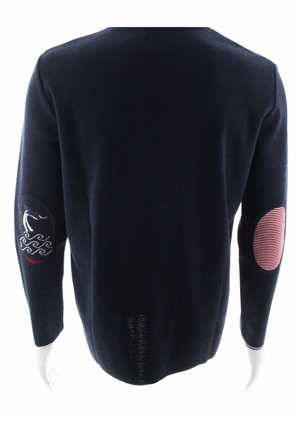 Pull marin homme col V Berthe La Baleine MARINE