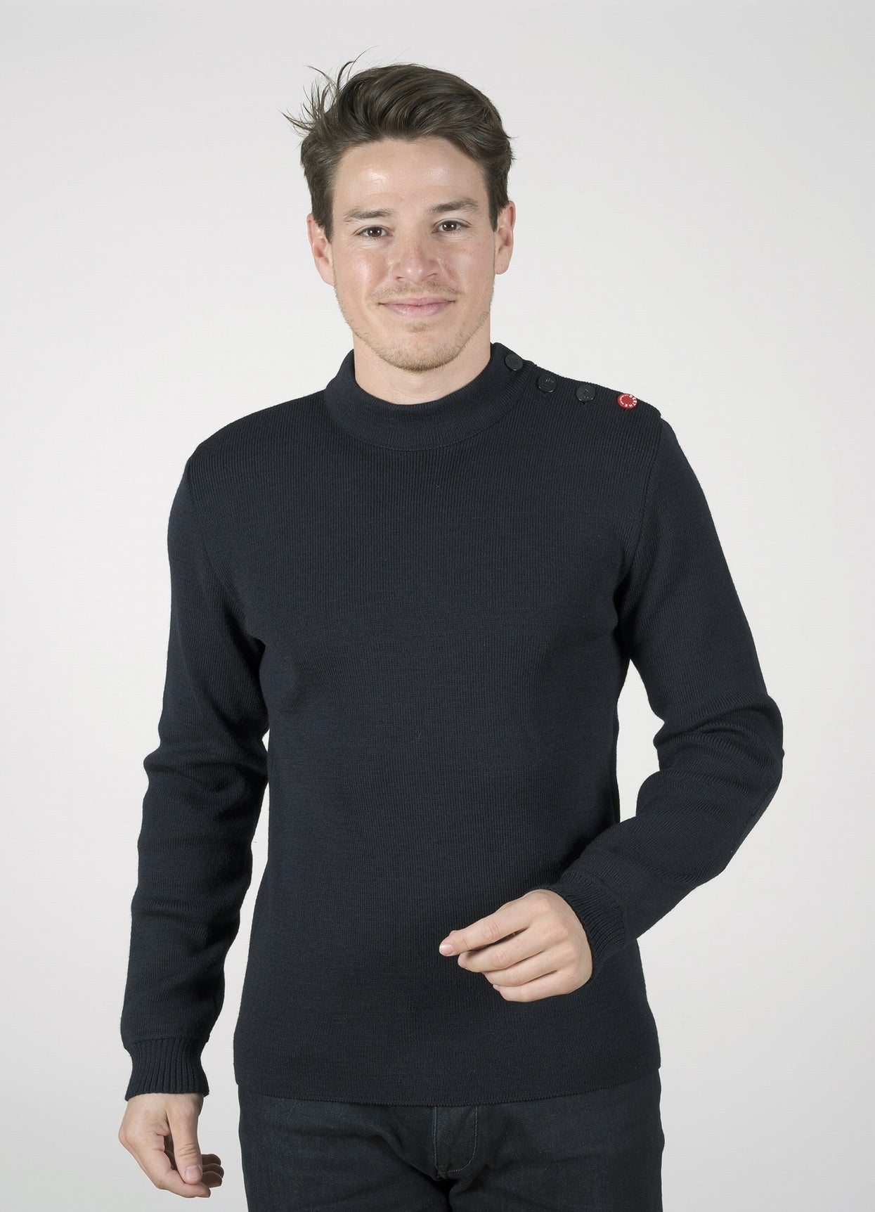 Pull Marin Homme Homard marine dark navy BLEU MARINE