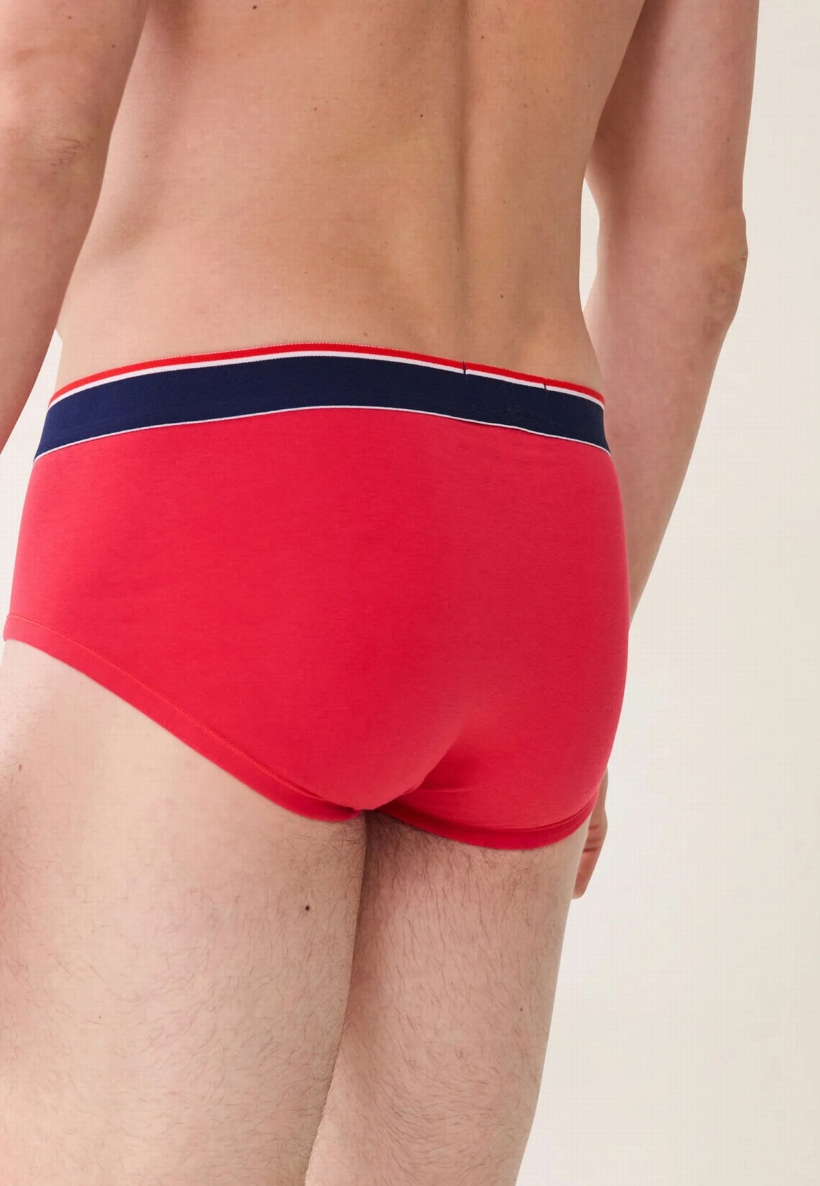 Slip homme coton Terrible rouge ROUGE