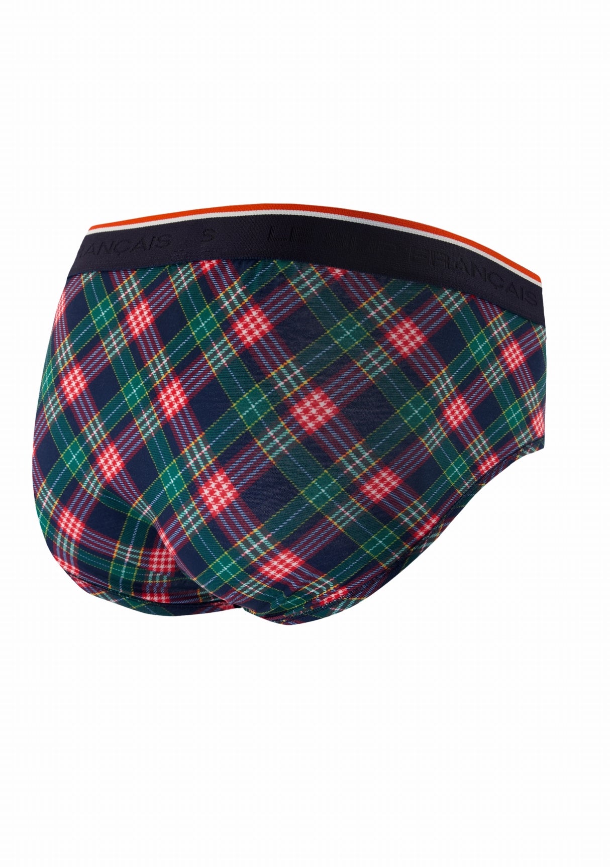 Slip homme Terrible Tartan Vert Sapin Le Slip Français TARTAN VERT SAPIN
