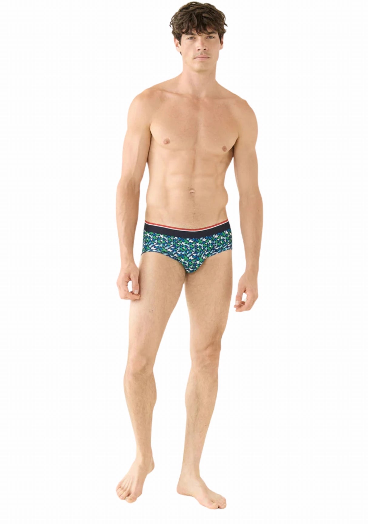 Slip homme Terrible Mosaïque Indigo Le Slip Français INDIGO