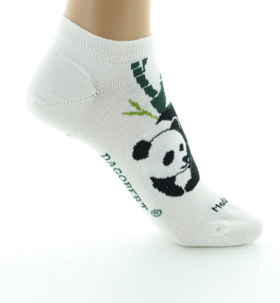 Socquettes Femme Panda Blanc ECRU