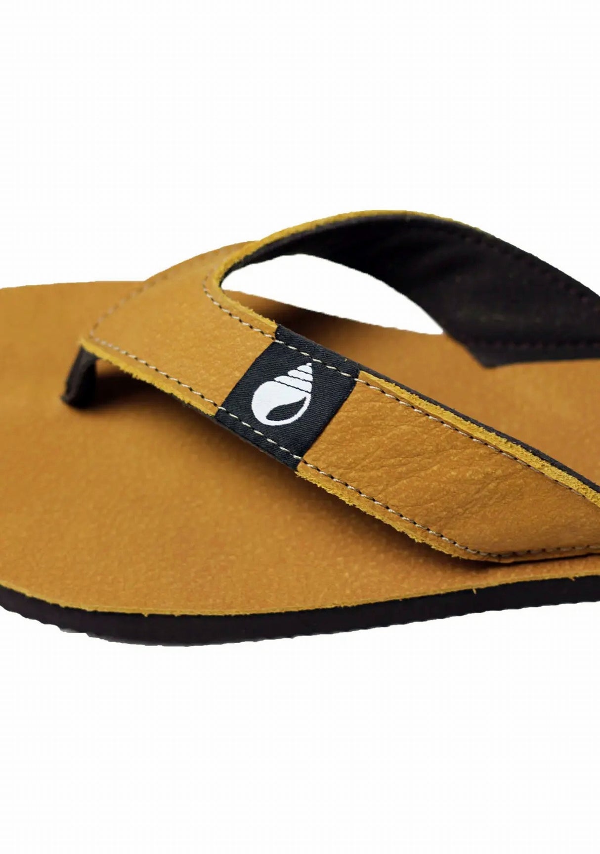 Tong cuir homme Vagatong - Ultra légère - Fabrication française - Jo Bigorneau CARAMEL 2023