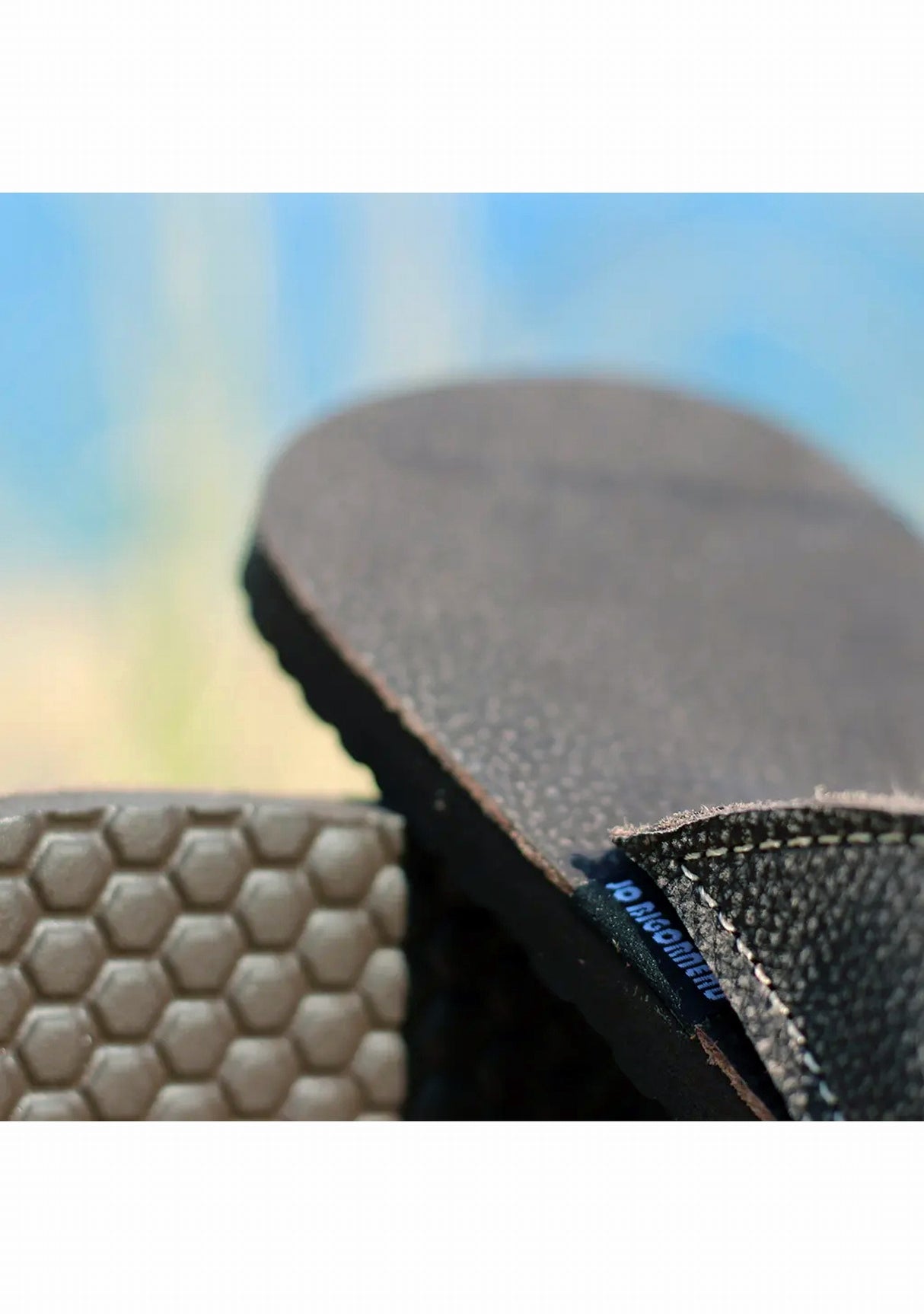 Tong cuir homme Vagatong - Ultra légère - Fabrication française - Jo Bigorneau COFFEE 2023